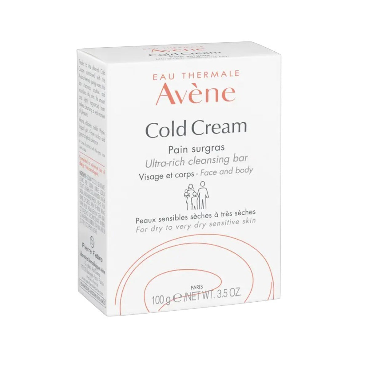 Avene Cold Cream Cleansing Bar 100g